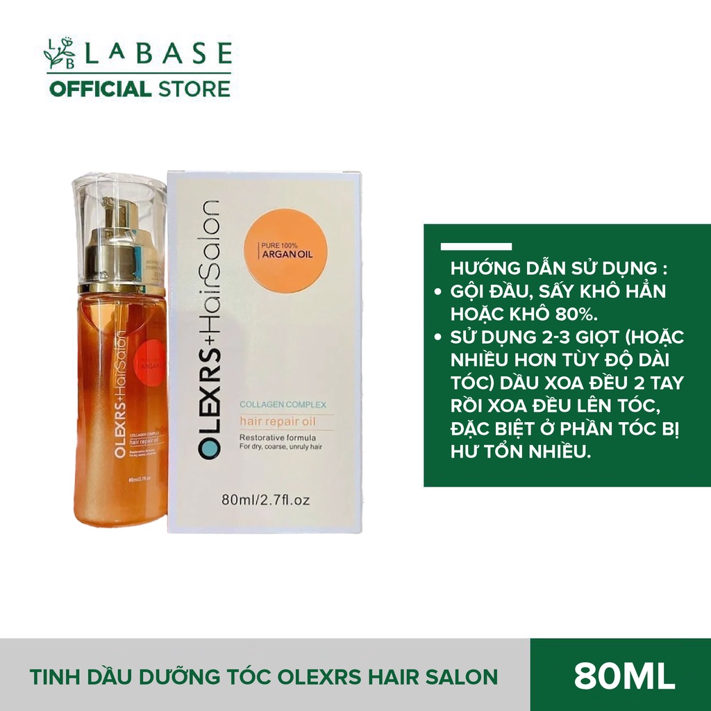 Tinh dầu dưỡng tóc Olexrs Hair Salon 80ml