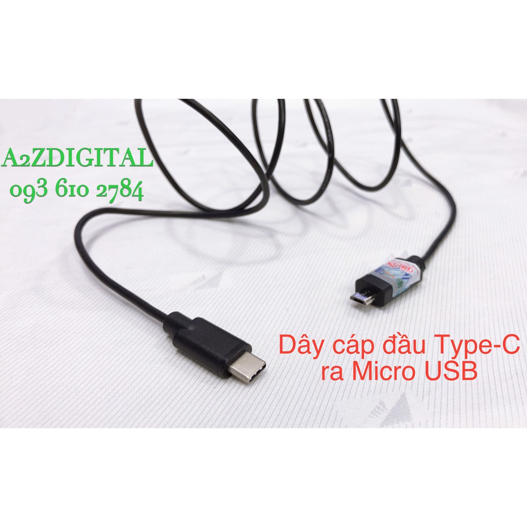 DÂY CÁP CHUYỂN CỔNG TYPE-C RA MICRO USB UNITEK YC473
