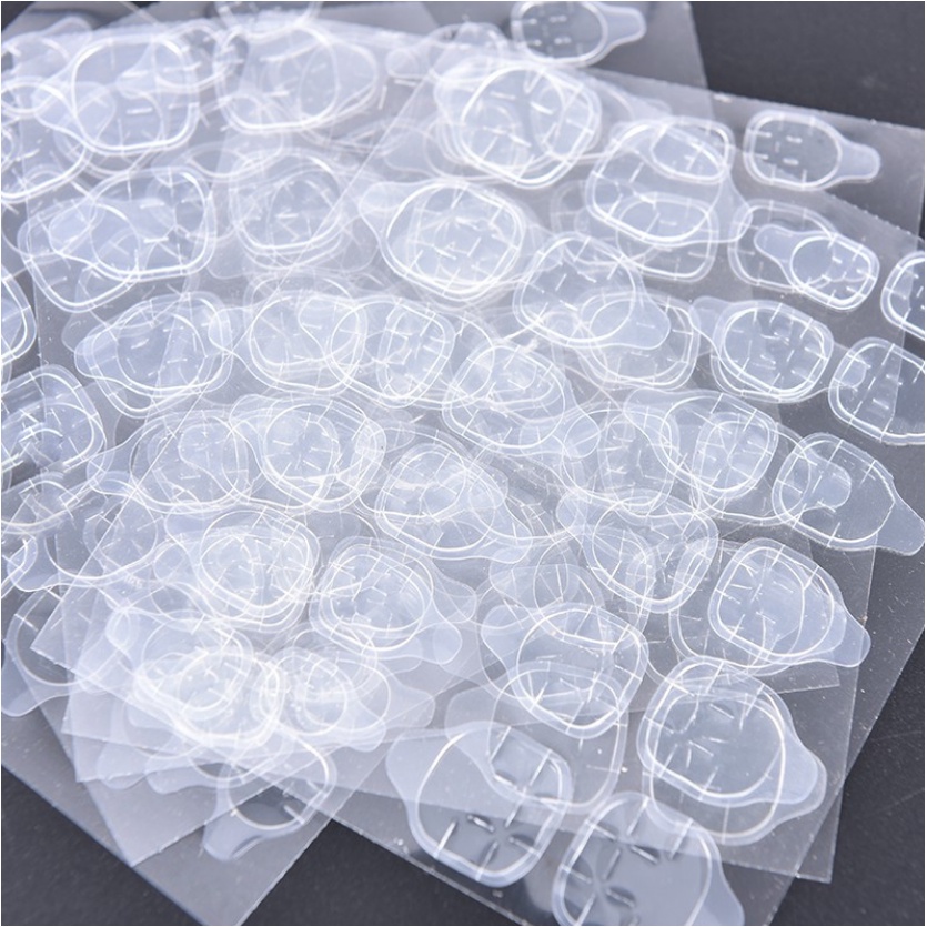 Bộ 24 Miếng Keo Dán Móng Tay Bằng Silicone