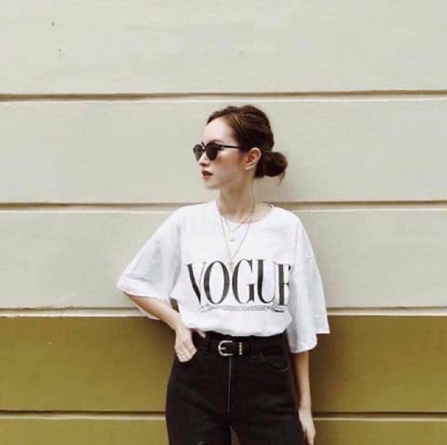 Áo Thun Xuất Hàn Vouge Tee Couple T-Shirt ( Nam- Nữ)