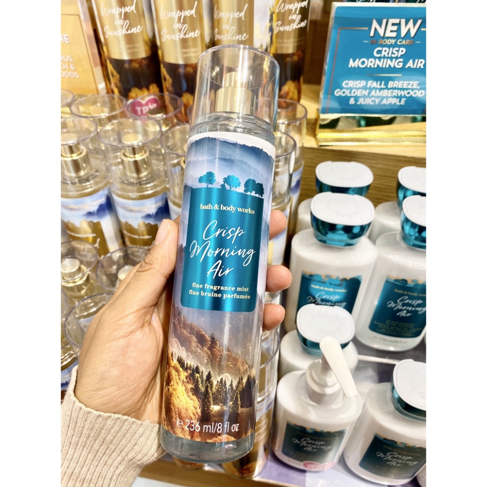 ❤️  Xịt thơm toàn thân bodymist Bath & Body Works: Crisp Morning Air