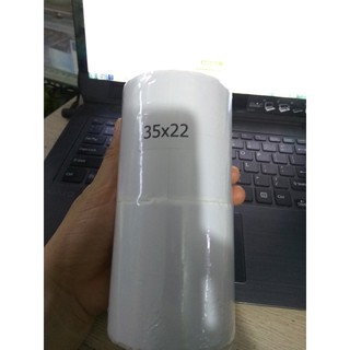 Decal nhiệt 35*22*30m 2tem/hàng(in tem nhãn mã vạch)/10 cuộn