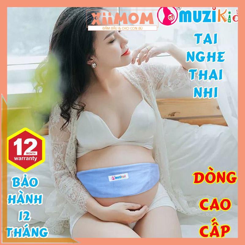 [kho sẵn sàng] Tai nghe bà bầu - tai nghe thai nhi Muzikid hàng chính hãng cao cấp an toàn cho mẹ và bé - Xiimom