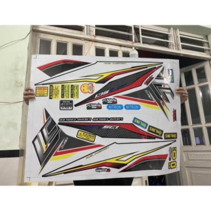 Tem rời exciter 2011 Lc trắng đỏ