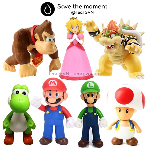 Mô hình nhân vật Super Mario
