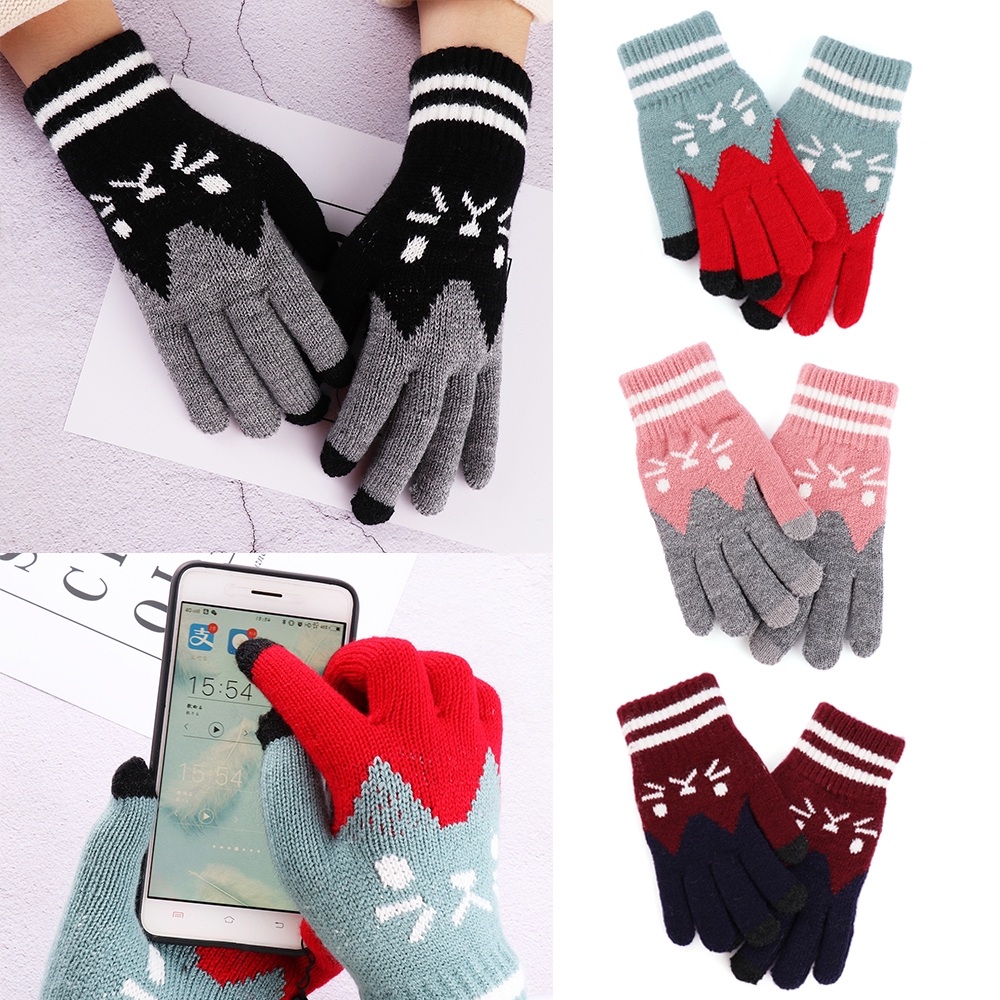 Găng tay giữ ấm thông minh có thể điều khiển màn hình cảm ứng dành cho nữ