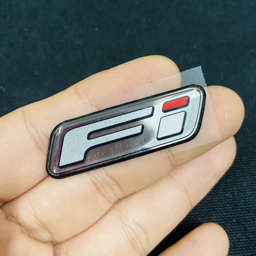 Tem logo nhựa nổi Fi dán đầu đèn, Esp dán pô e chuẩn zin sử dụng dán các dòng xe HONDA, YAMAHA