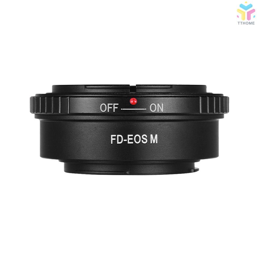 T&T FD-EOS M Lens Mount Adapter Ring for Canon FD Lens to Canon EOS M Series Cameras for Canon EOS M M2 M3 M5 M6 M10 M50