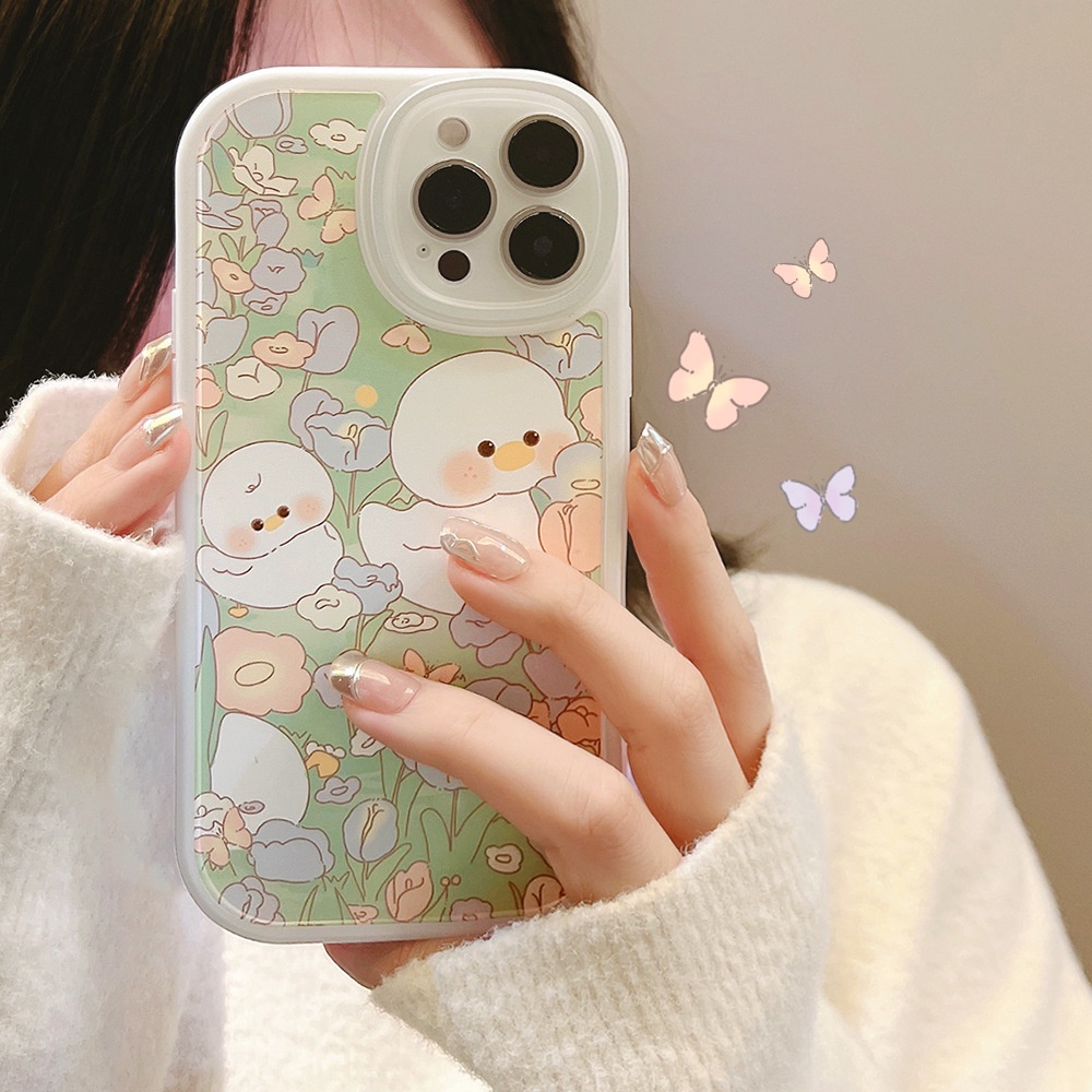 Ốp lưng iphone Ốp Điện Thoại Silicon Trong Suốt Họa Tiết Xinh Xắn Dành Cho iphone13 12promax iPhone 11 7/8p Xs Dinuo case-III