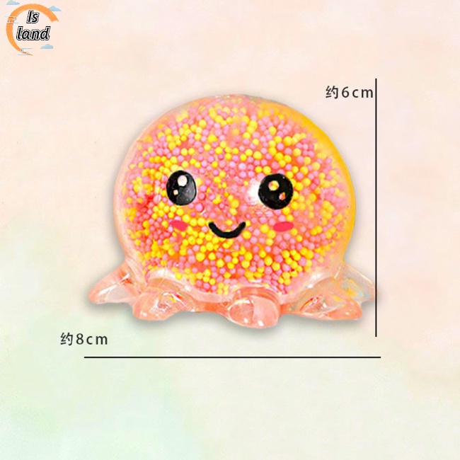 Đồ Chơi Nắn Bóp Đàn Hồi Giảm Stress Hình Bạch Tuộc