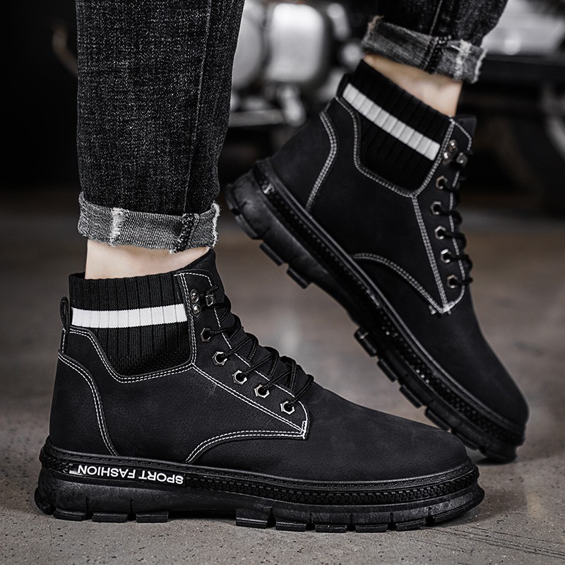 Winter boots black boots men Martin boots men high boots men boots high boots men black boots ankle boots High Cut Shoes Martin boots leather boots Boots for men boots Martin boots Ankle Boots for men Chelsea boots