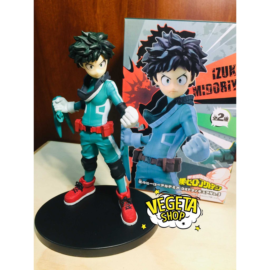 Mô hình My Hero Academia - Mô hình Học viện siêu anh hùng - Izuku Midoriya - Deku - DXF No.3 - Cao 17cm - Full box