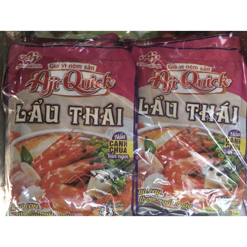 10 gói Gia vị nêm sẵn lẩu Thái Aji-Quick gói 50g