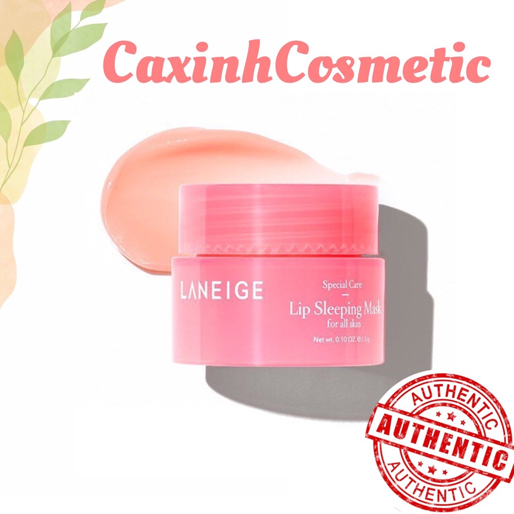 Mặt Nạ Ngủ cho môi Laneige Lip Sleeping Mask 3g Mini TÁCH SET 3 MÓN SEPHORA
