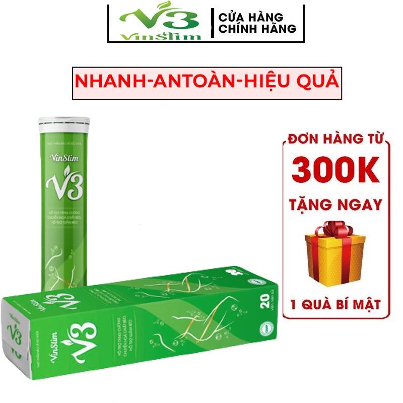 Viên sủi Vin Slim V3 giảm cân an toàn