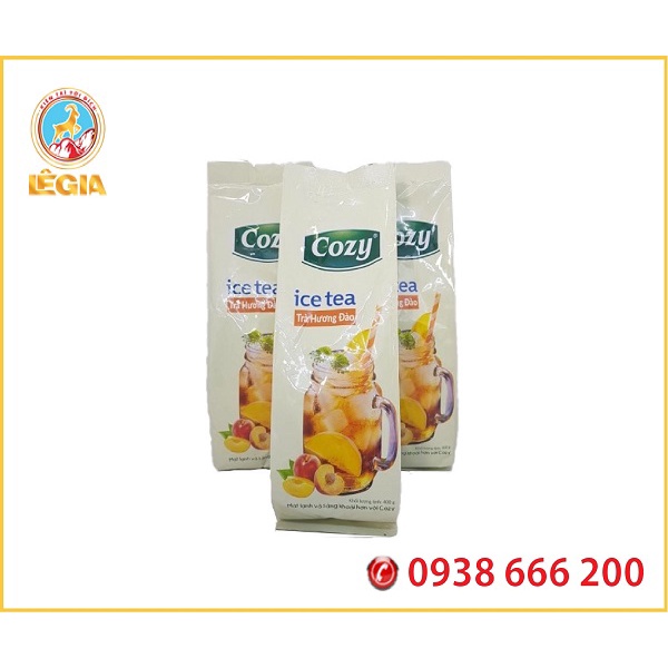 Trà COZY Hương Đào Hòa Tan Gói 400G (PEACH ICE TEA)