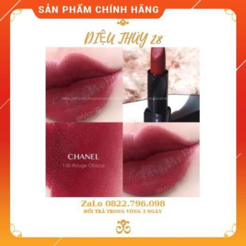 Son Lì Chanel Rouge Allure Velvet Extreme Màu 130 Rouge Obscur