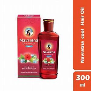 Dầu chữa đau đầu, mệt mỏi, căng thẳng, mất ngủ Navratna Auravedic, thảo dược trị liệu 300ml