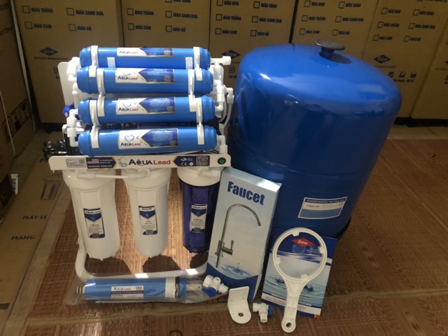Máy lọc nước ro Aqua lead từ 8-11 cấp lọc bình áp 40l không tủ