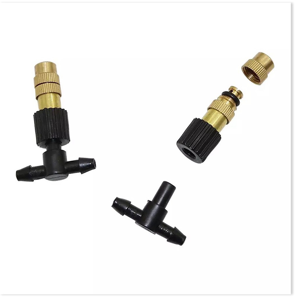 Bộ KIT Phun Sương Tưới Cây 20 Béc Bằng Đồng Tưới Lan, Cây Cảnh
