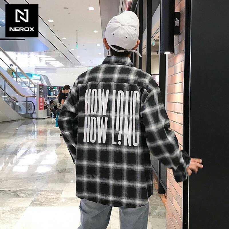 Áo khoác sơ mi caro NER - AKC - 310, áo sơ mi unisex – NEROX | BigBuy360 - bigbuy360.vn