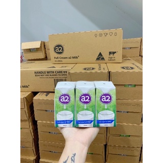 Bán lẻ 1 lốc sữa a2 nguyên kem dạng nước 200ml x 6 hộp