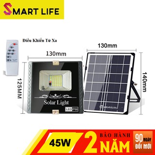 Đèn năng lượng mặt trời 45w led có điều khiển từ xa bảo hành 2 năm
