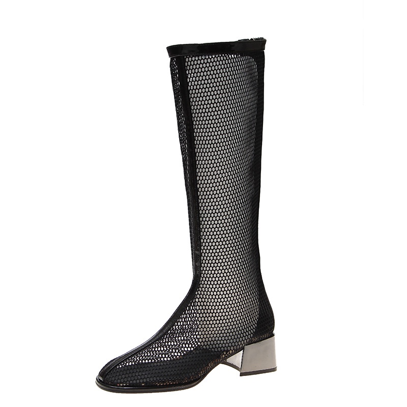 Giày Bốt Cổ Cao Phong Cách Âu Mỹ Thời Trang Cho Nữ