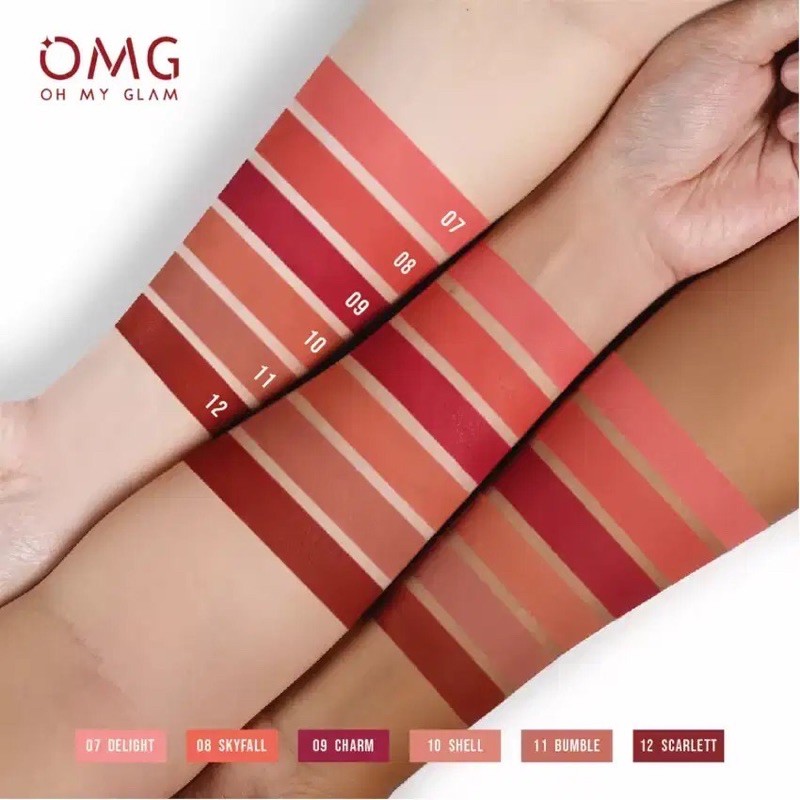 (hàng Mới Về) Son Kem Lì Lên Màu Chuẩn Đẹp Oh My Glam Kiss | BigBuy360 - bigbuy360.vn