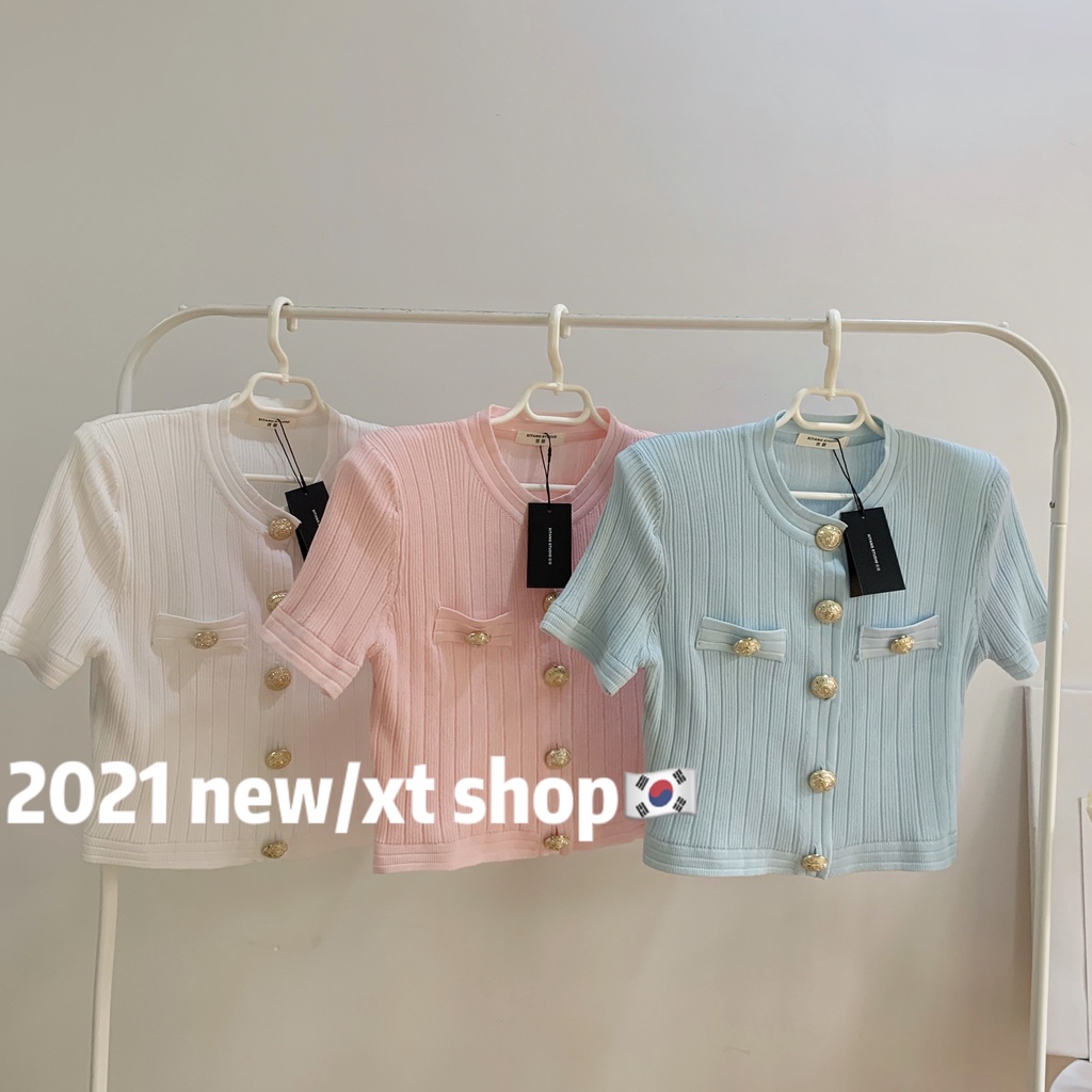 Áo thun tay ngắn chất liệu lụa lạnh phong cách retro thời trang mùa hè cho nữ