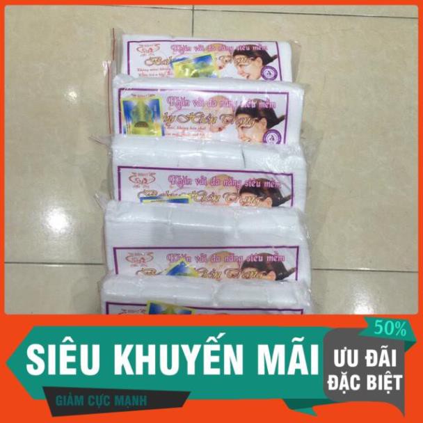 [XẢ HÀNG] [Mã FMCG8 giảm 8% đơn 500K] Khăn vải khô đa năng Baby Hiền Trang an toàn Gói 220g