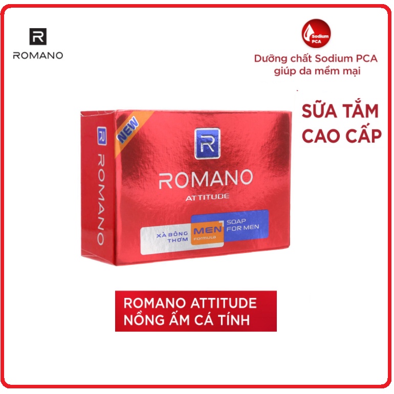 Xà Phòng ROMANO Hương Nước Hoa Cục 90g