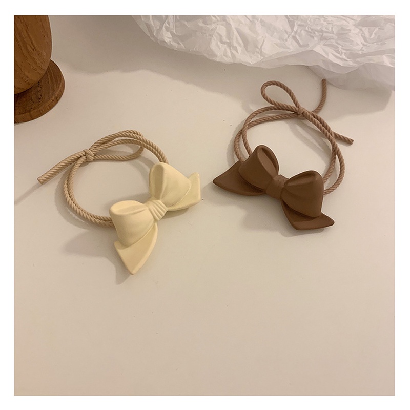 Dây buộc tóc co giãn phối nơ phong cách đáng yêu cho nữ