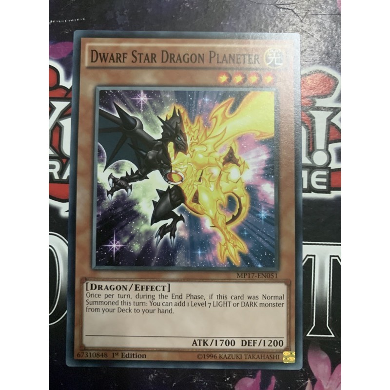 bài yugioh:dwarf star dragon planeter