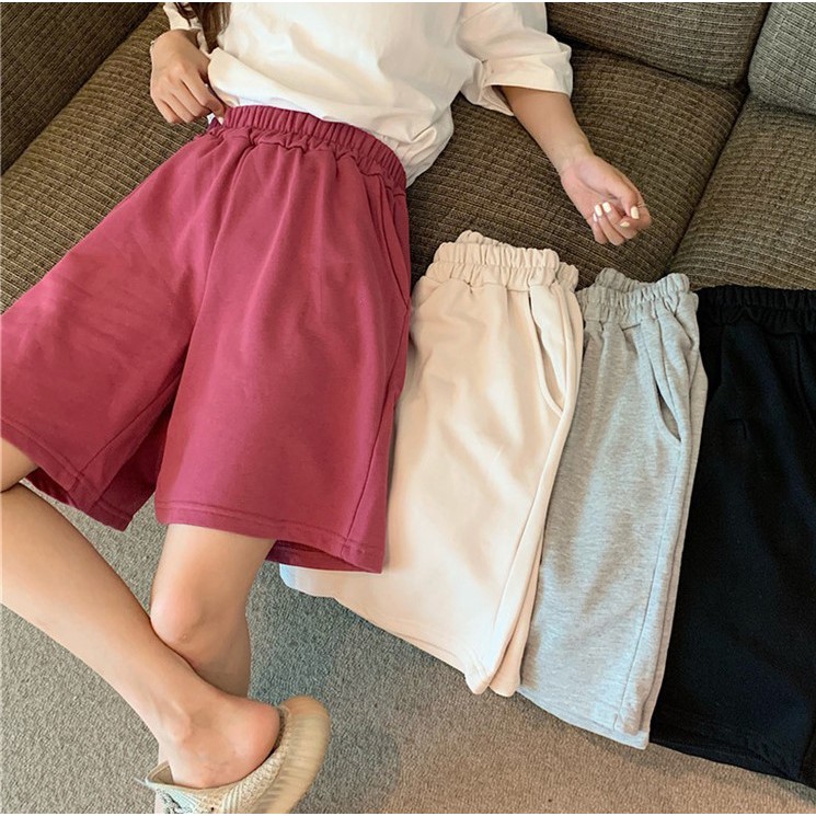 [Mã FAMAYWA giảm 10K đơn 50K] Quần shorts lửng thun nữ mẫu basic dễ mặc | BigBuy360 - bigbuy360.vn