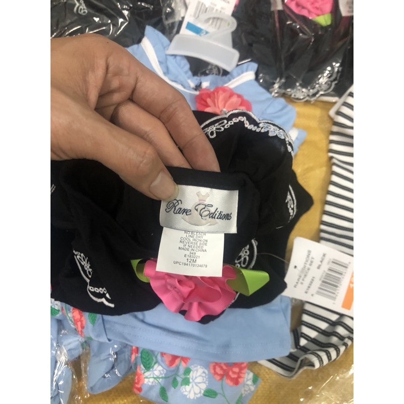 Sét đồ bé gái 3m-6y Rare EditionChất mát mềm mịn cao cấp 0421