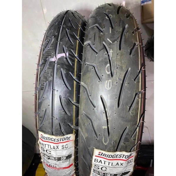 Lốp Bridgestone cho SH 100/80-16 120/80-16