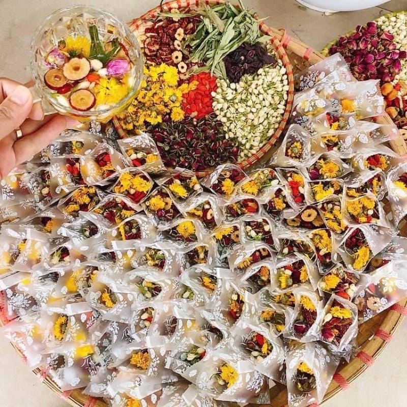 Trà Hoa 7 Vị Cực Bổ Dưỡng (1 gói gồm 10 sét nhỏ)