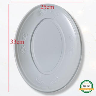 ⚡️ Dĩa Oval, Dĩa Xoài Nhựa Dùng 1 Lần 25 x 33cm (SL Tùy Chọn)