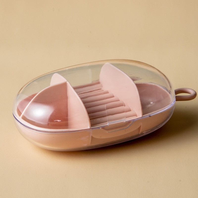 Hộp Nhựa Trong Suốt Đựng Trang Sức Với Nắp Đậy Tiện Dụng Mang Đi Du Lịch