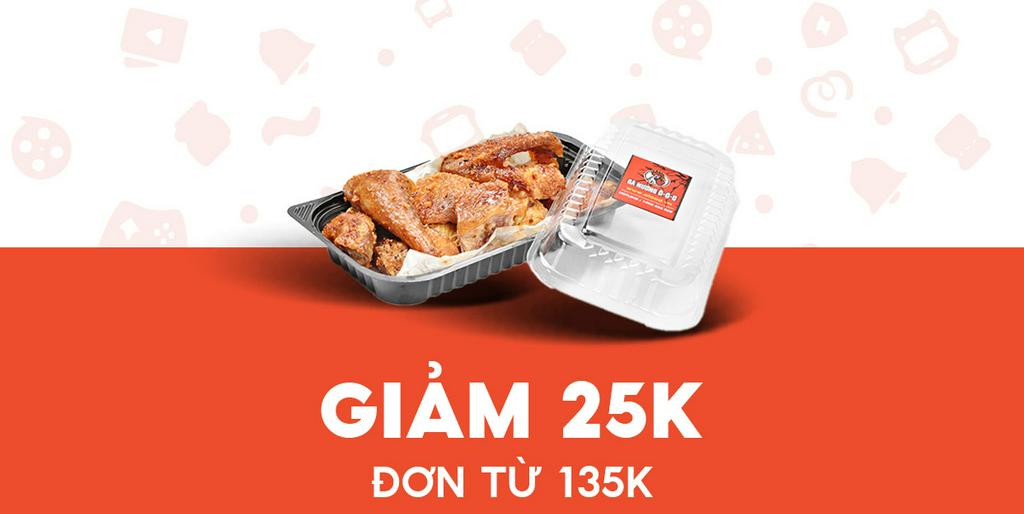 - Gà nướng Ò Ó O - Giảm 25K cho Gà Nướng Nửa Con