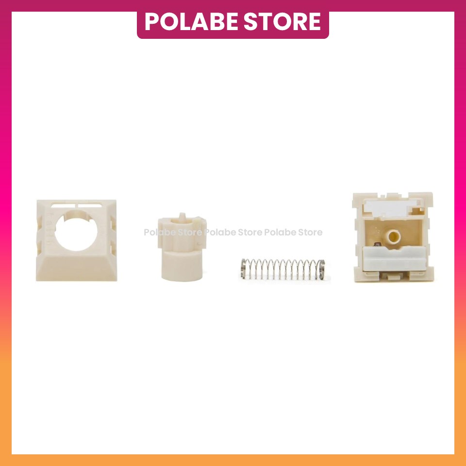 NovelKeys Box Cream Switch Box Cream Linear Kailh x NovelKeys Box Cream NK Box Cream Công tắc bàn phím cơ - Polabe Store