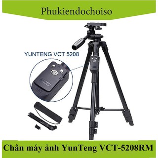 Chân máy ảnh và điện thoại Yunteng VCT-5208RM-model 2022 -Chính hãng