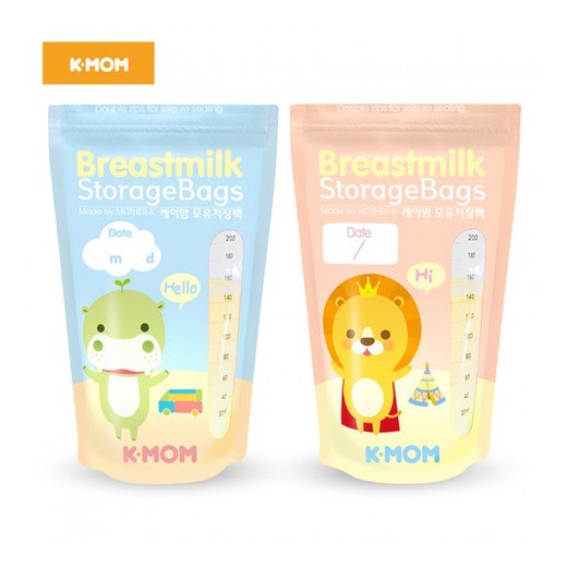 Túi Trữ Sữa K-MOM Hàn Quốc (lẻ 1 cái) 200ml