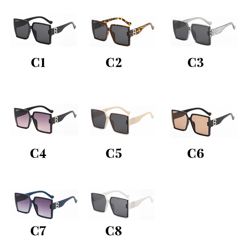 Kính Mát Gọng Vuông Chống Tia UV Thời Trang Cá Tính