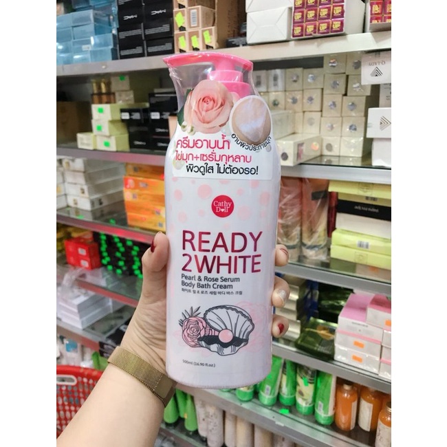 Sữa Tắm Dưỡng Trắng Da Ready 2 White Ngọc Trai Thái lan