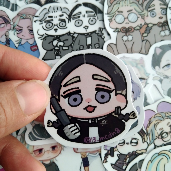 Sticker hình dán Rindou Haitani Sanzu Tokyo Revengers ảnh dán Haitani Tokyo Revengers