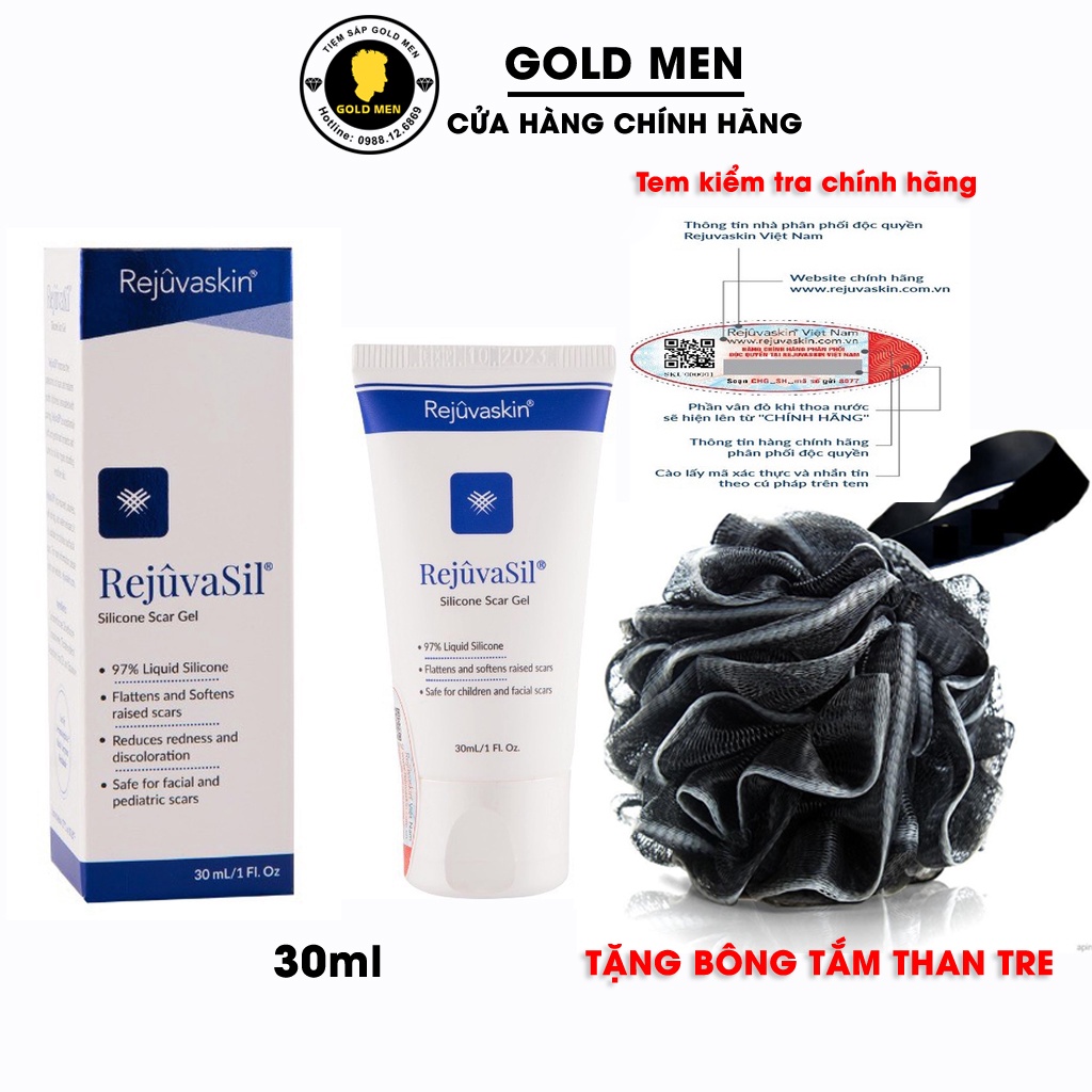 Kem Sẹo Rejuvasil Scar, Gel Sẹo Lồi, Xóa Sẹo Lồi 10ml, 15ml, 30ml