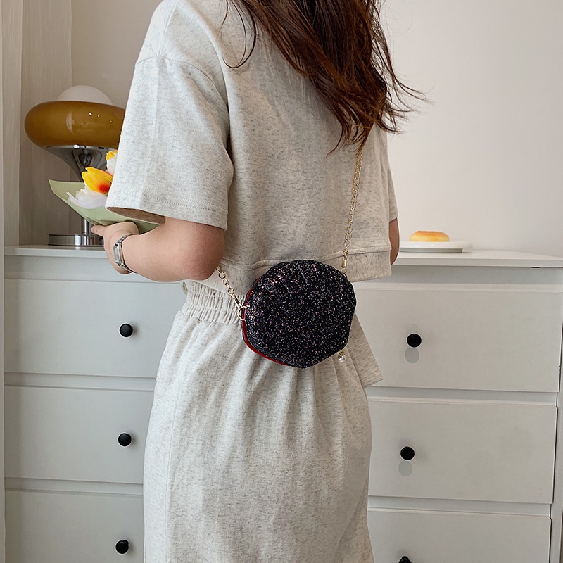 Túi đeo chéo mini IELGY hình vỏ sò thời trang tùy chọn màu sắc dành cho nữ