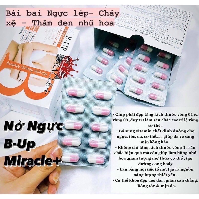 Viên Uống Nở Ngực B-Up Mỉacle +